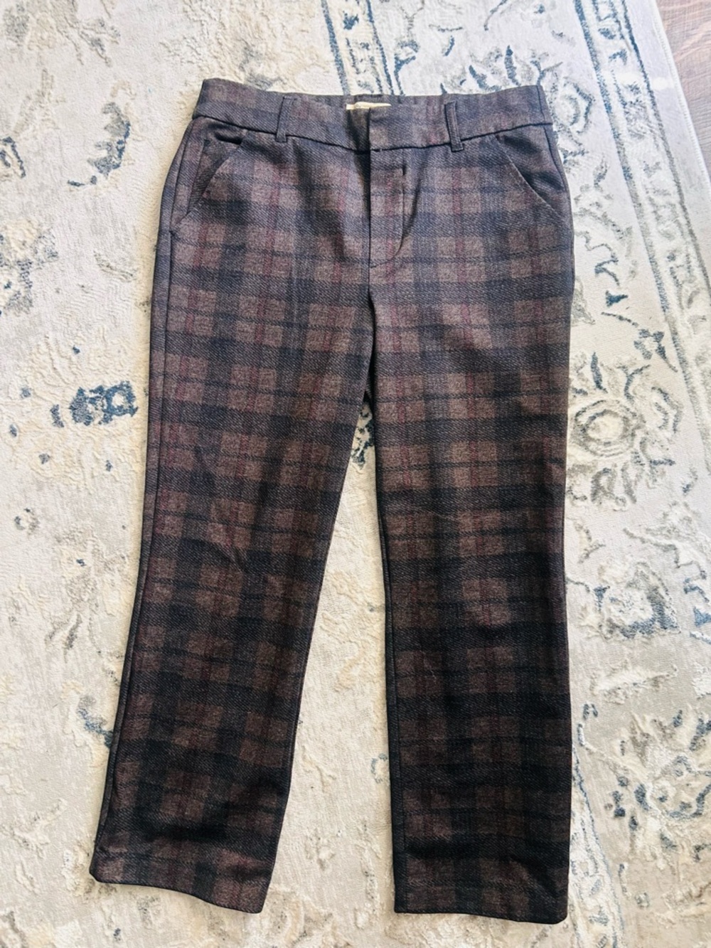 Democracy plaid trousers